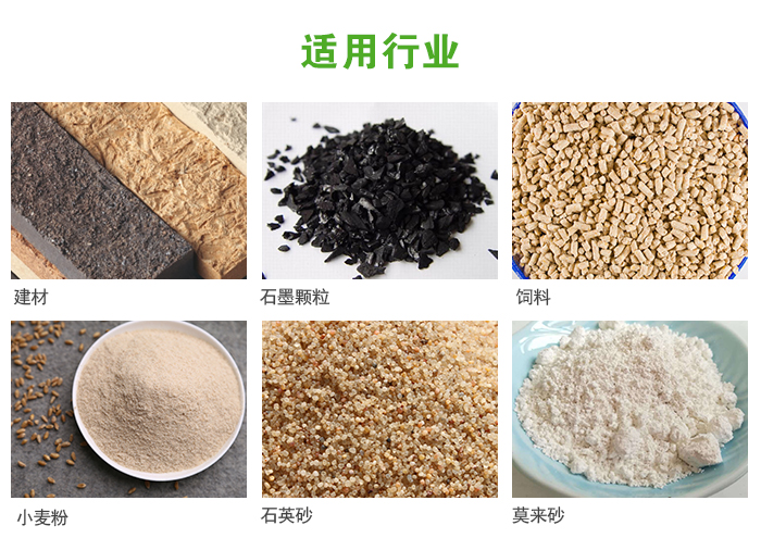 高頻振動篩主要用于化工，建材，石墨顆粒，飼料，小麥粉，石英砂，豆?jié){，果汁等各種物料的干法、濕法篩分、分級、脫水，過濾。